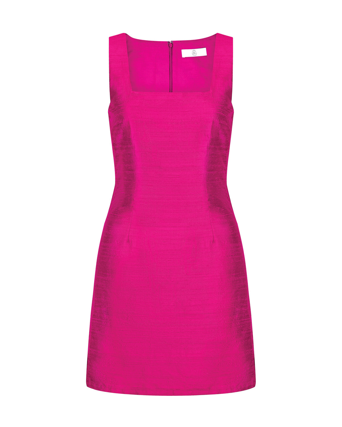 Doris Dress in Pink Silk – Dauphinette