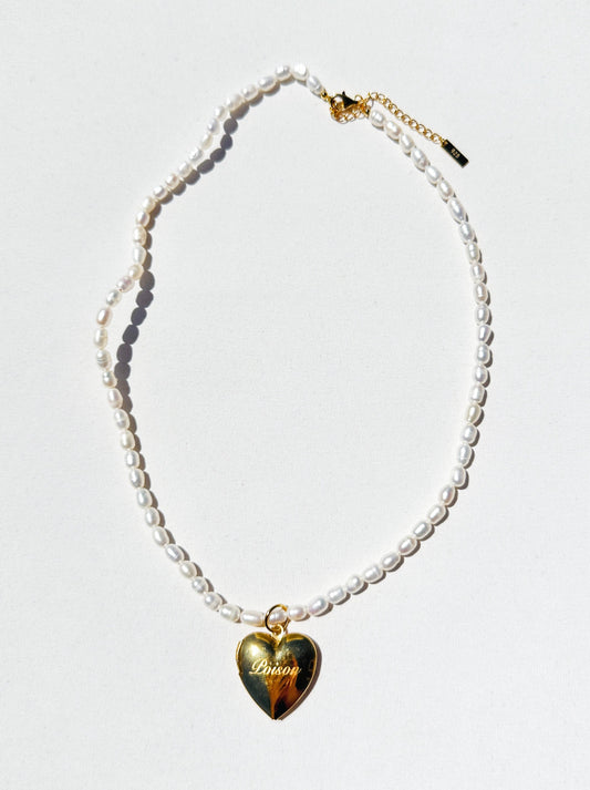 Poison Pearlie Locket Necklace