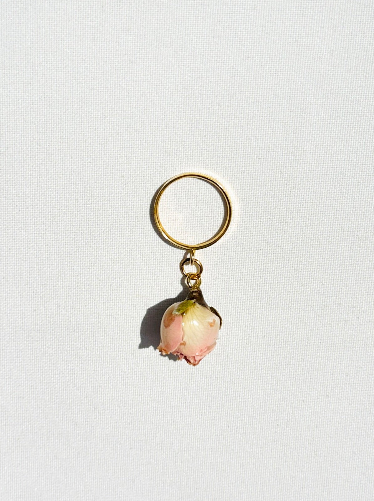 Sakura Rosebud 14k Charm Ring