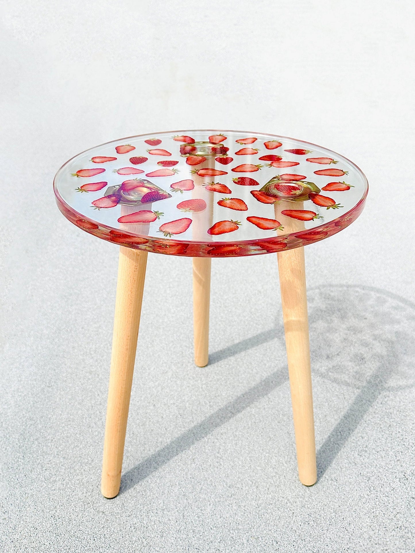 Strawberry Side Table