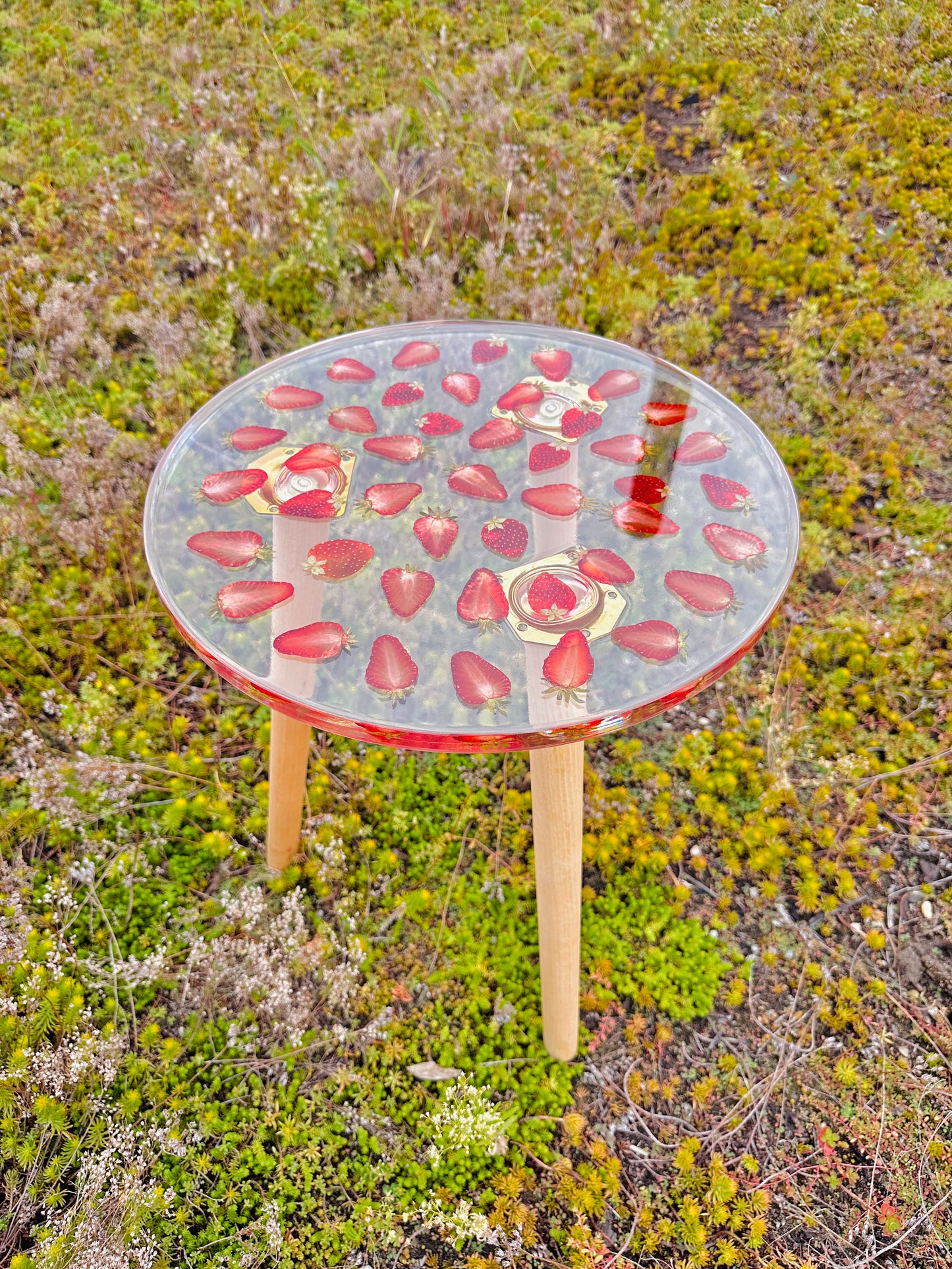 Strawberry Side Table