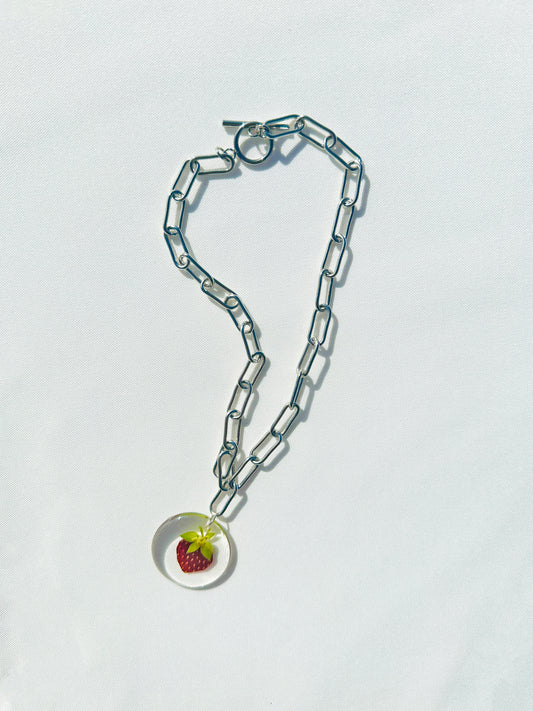 Strawberry Snack Necklace