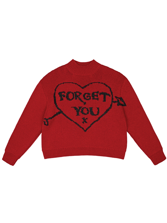 Forget You Mock Neck Sweater