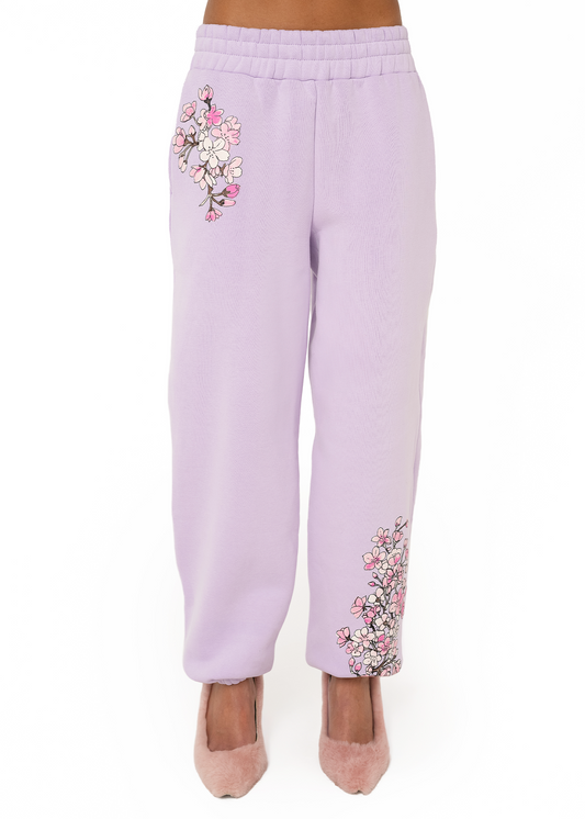 Web Sweatpants in Lavender